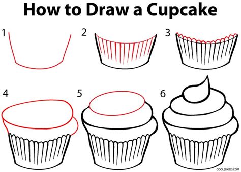 how do you draw a cupcake